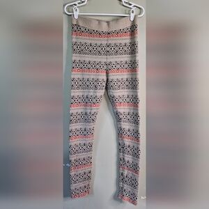💜🩷FREE PEOPLE Patchwork Sweater Legging Pants Size Medium🩷🩵